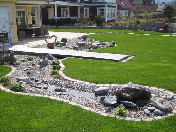 Wasser im Garten - Referenzbild